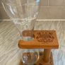 Kwak Belgian Beer Glass & Wooden Stand Image 2