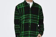 ONLY &amp; SONS Men's Onstabb Ls Heavy Check RLX Shirt Shirt 22022991, S