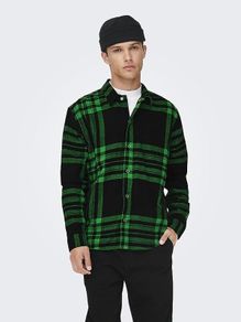 ONLY & SONS Men's Onstabb Ls Heavy Check RLX Shirt Shirt 22022991, S