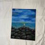 Original Painting on Canvas - Irish Coast Vibe Seascape (30x50cm) Image 2