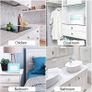 6 PCS Cabinet Knobs with 2 Sizes Screws, 30mm Drawer Handles Crystal Glass Diamond Shaped cupboards Door Knobs for Dresser Drawers and Kitchen, Bathroom Cabinet, Office (FREE POSTAGE) Image 5