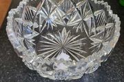 Bohemian crystal fruit Bowl