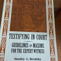 Testifying in Court book