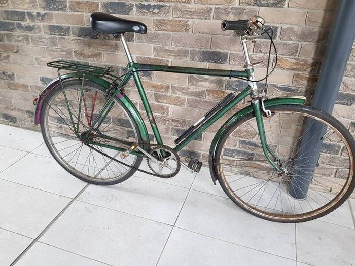 Antique bike triumph