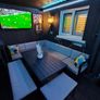 Outdoor table corner recliner chair and seats set Image 3