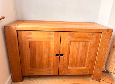 Solid Oak Sideboard 1250 x 500