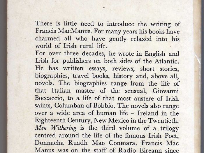 Francis Macmanus - Men Withering