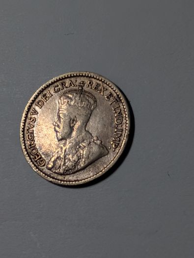 Canada silver 5 cent 1917.