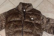 Leopard print coat