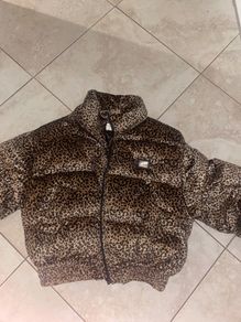 Leopard print coat