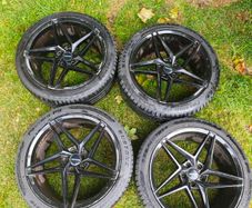 19'' Veemanns 5x112. Set of 4 with good tyres