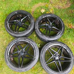 19'' Veemanns 5x112. Set of 4 with good tyres