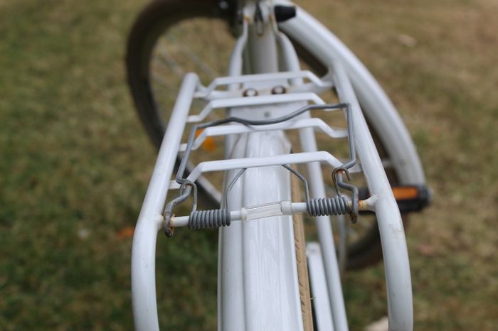 White Vintage Ladies Bike Kenzel Malena 3 Speed Internal Gears Wicker Basket