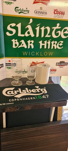 full bar setup