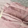 Dusty pink Pinch pleat large window curtains Image 5