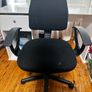 White Computer Desk with Removable Shelf & Office Chair Image 4