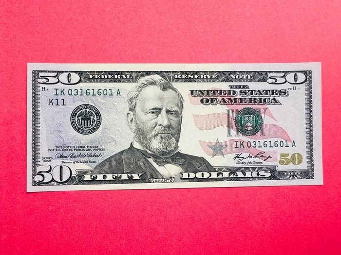 United States  ( USA )   50 Dollars   2006   Ulysses  S Grant Letter (  K 11 )   DALLAS  ( Uncirculated ) .