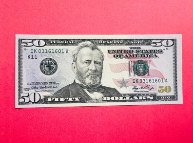 United States  ( USA )   50 Dollars   2006   Ulysses  S Grant Letter (  K 11 )   DALLAS  ( Uncirculated ) .