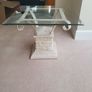 Italian Marble & Glass Side Table Image 2