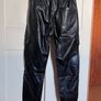 Zara Faux leather trousers Image 2