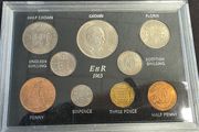 1965 British pre-decimal coin set