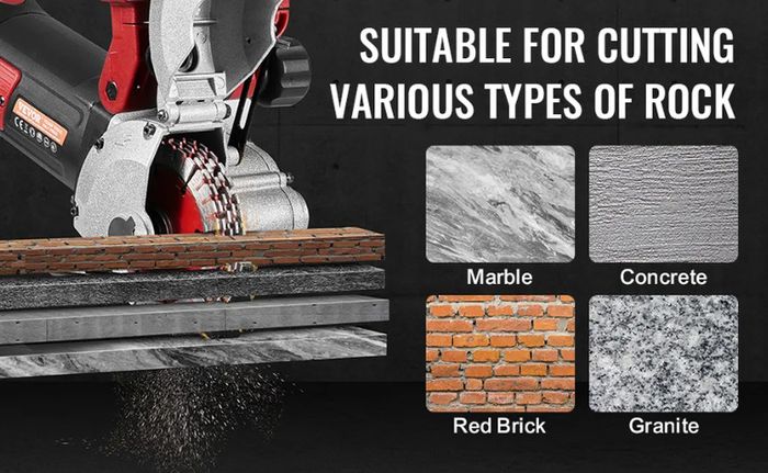 Wall Chaser, 34 mm Cutting Depth Wall Cutting Machine 2500W Wall Groove Cutting Machine 38 mm Cutting Width Wall Slotting Machine With 5 Saw Blades 115 mm Diameter 6300r/Min with Infrared Ray