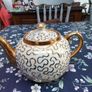 Vintage Sudlow's Cream/ Gold Teapot Image 2