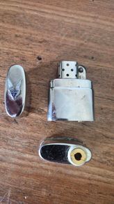 Rare Vintage Fairey  Aviation Chromed  Brass & Enamel Badge  Petrol Light