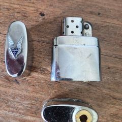 Rare Vintage Fairey  Aviation Chromed  Brass & Enamel Badge  Petrol Light