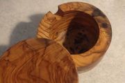 Berard Salt Box with Lid, Olivewood