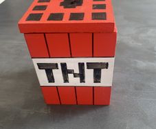 Wooden Minecraft TNT box