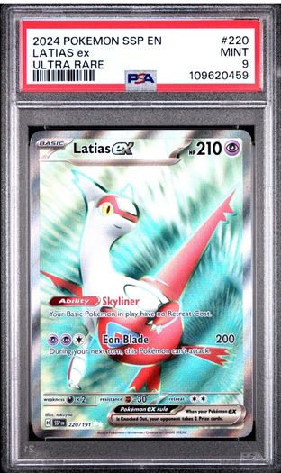 2024 Pokemon Ssp En-surging Sparks #220 Latias Ex Ultra Rare
