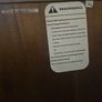 Solid Wood Display Cabinet with Light Image 2