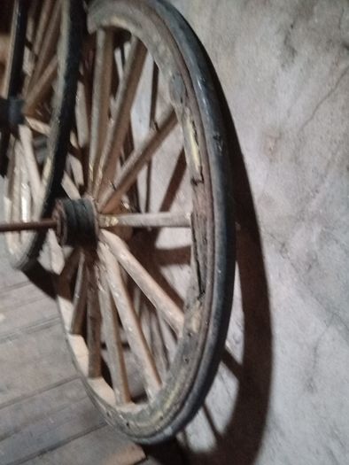Vintage Horse Drawn Cart Wheels
