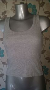 Olympus grey top size UK8 EUR36 Postage included