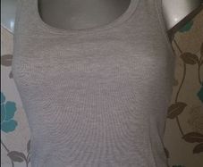 Olympus grey top size UK8 EUR36 Postage included
