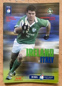 2004 Ireland v Italy - RBS Six Nations Championship Programme