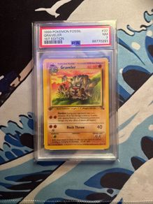 Psa graded 1st edition Graveler pokemon