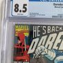 Daredevil Bullseye Issue 290 CBCS / CGC 8.5 Certified Graded Comic Framed  DC Marvel Image 2