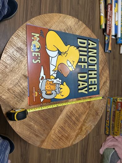 Simpsons metal sign