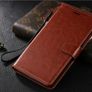 100% Handmade Luxury Leather Flip Case Cover For OnePlus X Image 6