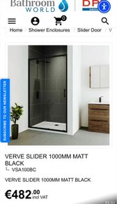 Verve shower door