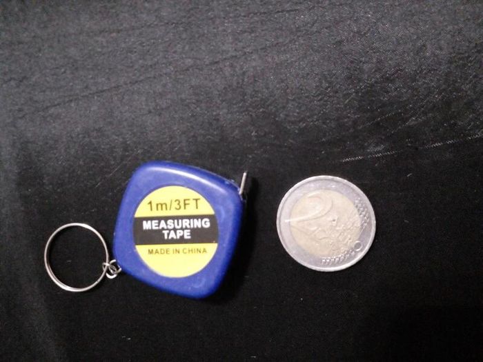 Measuring tape keyring New