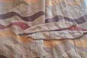 Heavy thick fully lined curtains with 2 tie backs