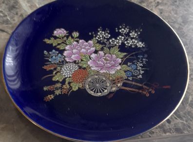 ornamental blue plates