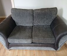 Dfs 2 seater grey couch