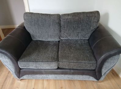 2 seater grey couch