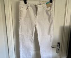 M&S Ladies M&S white jeans size 14 (short)