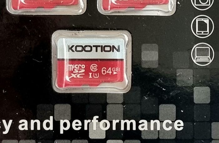KOOTION 5-Pack 64GB Micro SD Card Class 10, new, unopened.