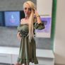 short spanish dress for women khaki/brown,pink Image 9